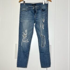 Flying Monkey Distressed Blue Jeans